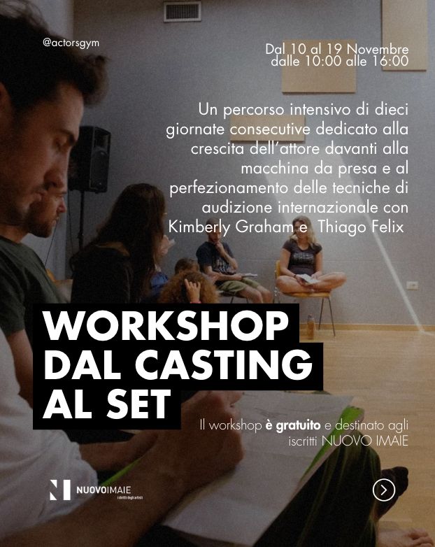 Dal Casting al Set - Alta Formazione Nuovo IMAIE