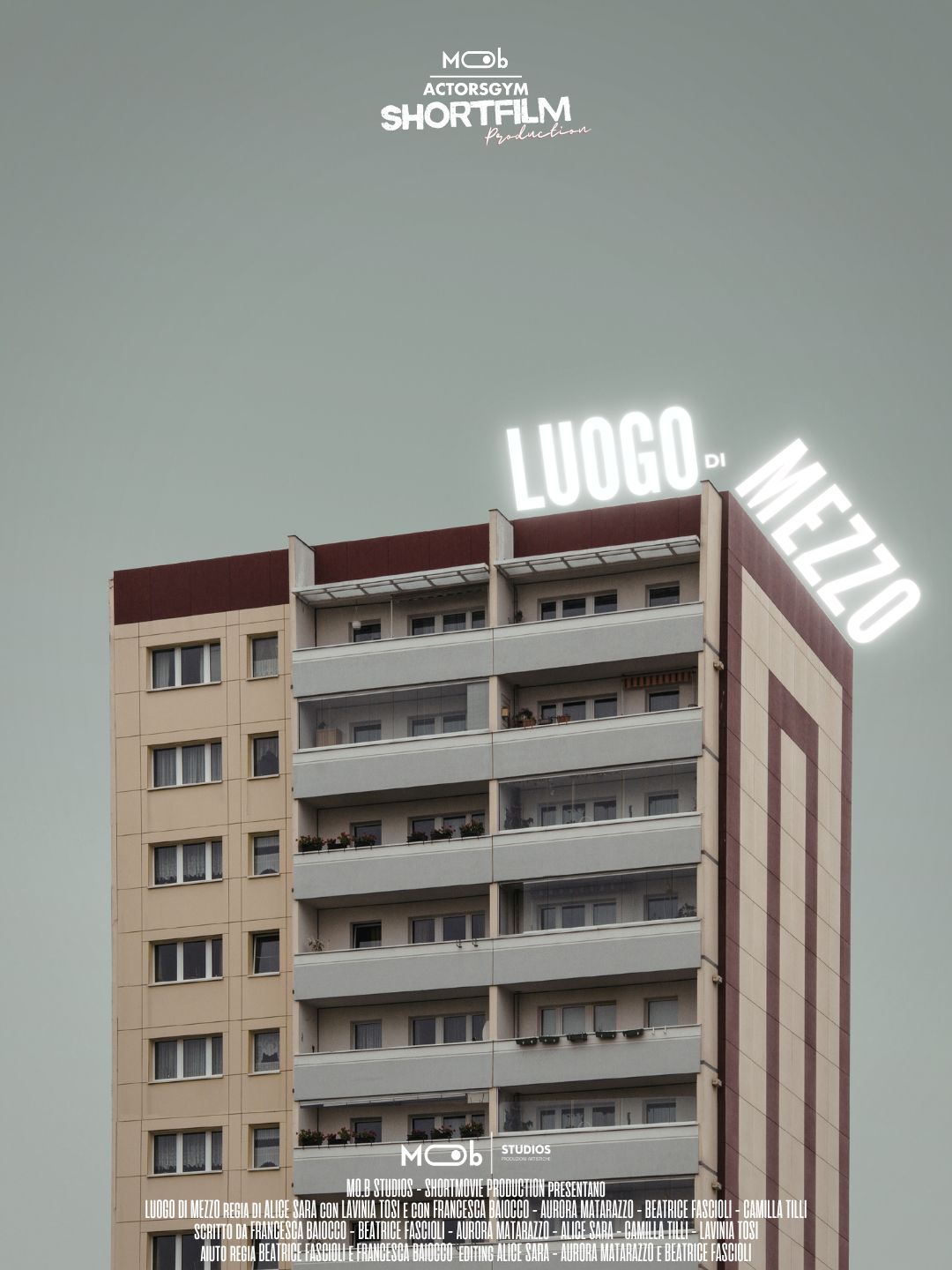 Locandina del cortometraggio Luogo di Mezzo