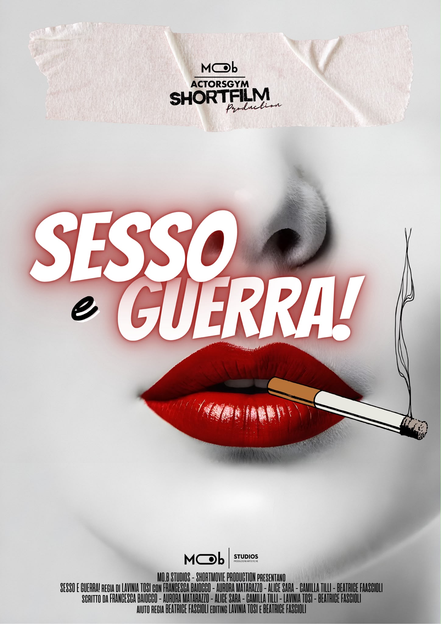 Locandina del cortometraggio Sesso e Guerra
