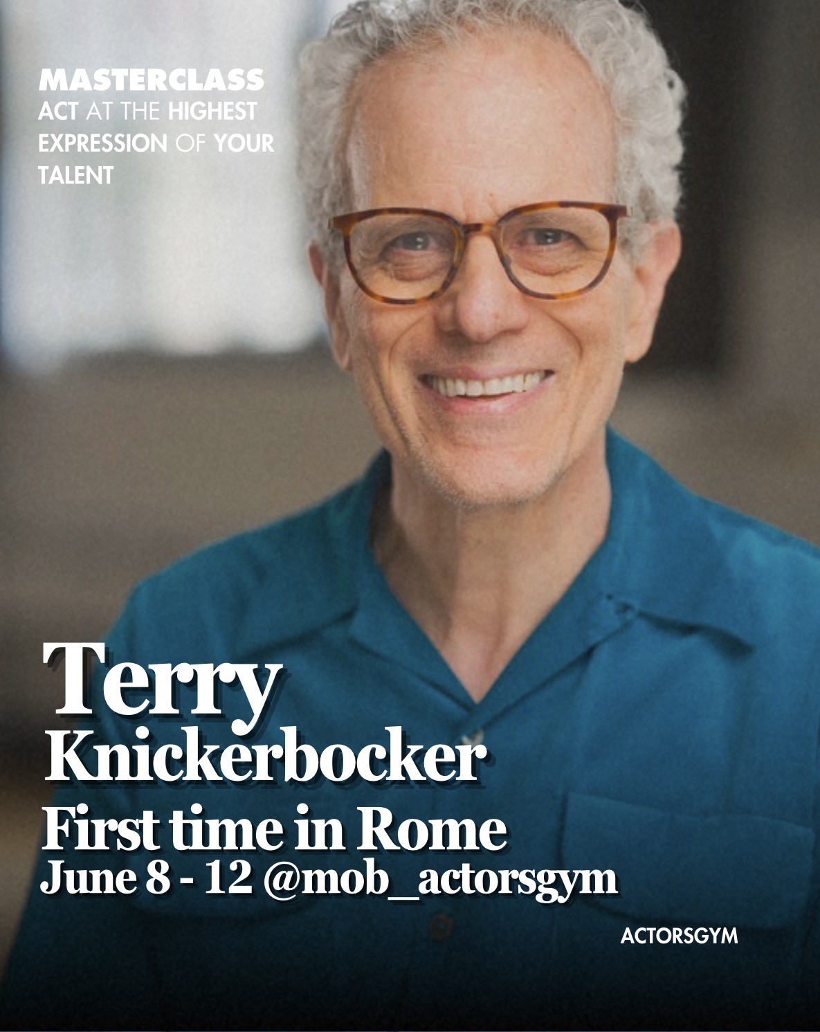 Terry Knickerbocker Workshop Roma