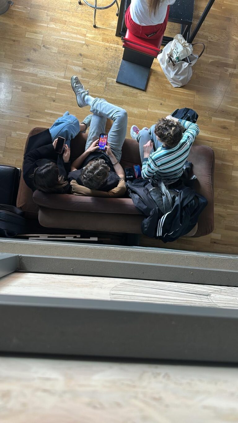 The Mob Studios sofa seen from above