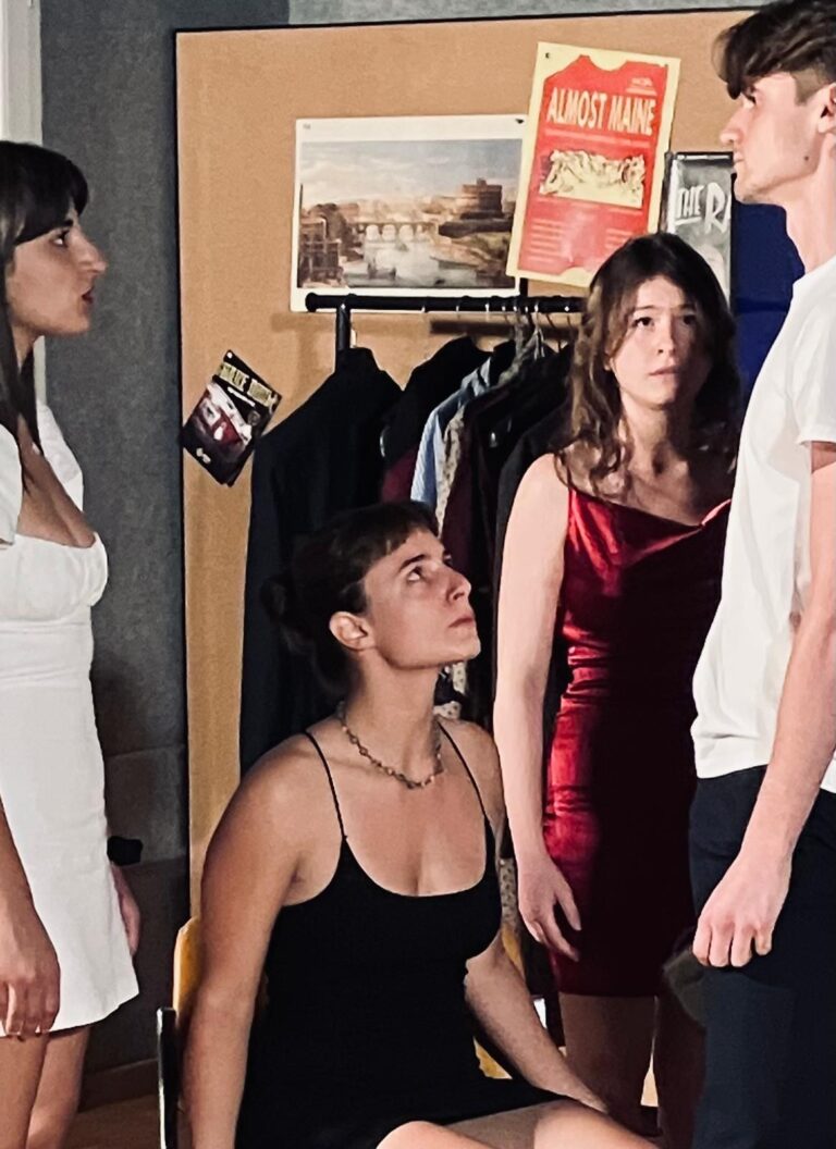 Le Notti di Cabiria: Primo piano quartetto in scena