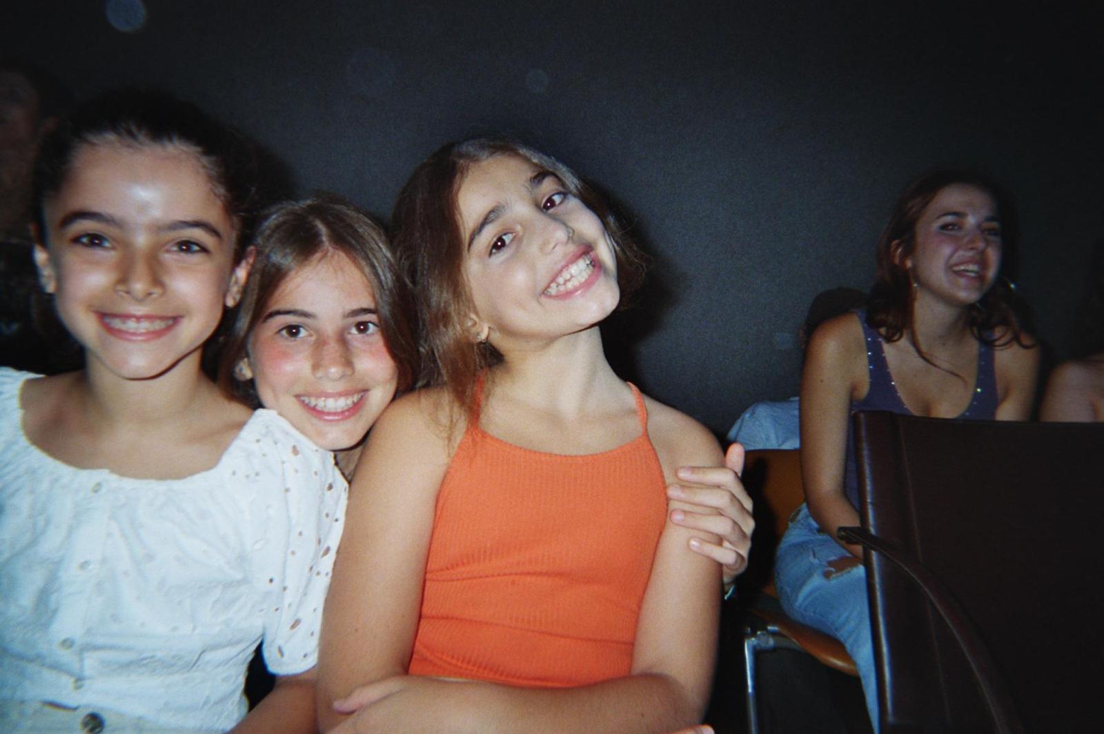 Smiling girls in the studio during a No Drama class