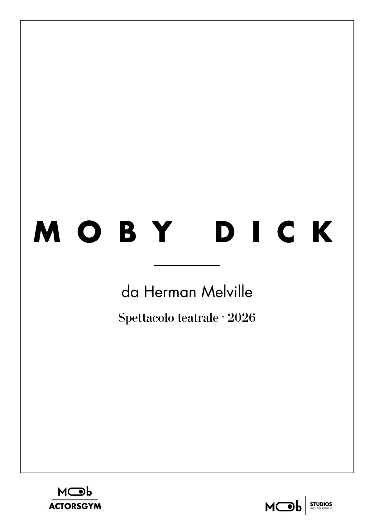 Locandina Moby Dick
